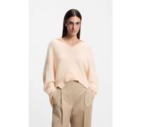 BOSS Jersey relaxed fit en lana virgen y cashmere - StyleFrolis, 50553237 Rosa claro M