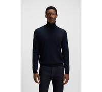 BOSS Jersey de cuello alto Slim Fit MUSSO azul oscuro | M
