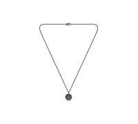 BOSS Jewelry Collar para Hombre Colección DOUBLE B COIN en Acero Inoxidable con un Charm en Forma de Moneda - Disponibles en Plata o Negro