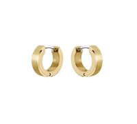 BOSS Jewelry Pendientes de aro para Hombre Colección ODELL de Acero inoxidable - Disponible en versión oro o plata