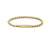 BOSS Jewelry Pulsera de Cadena para Hombre Colección DORAN en Acero Inoxidable con una Placa Grabada