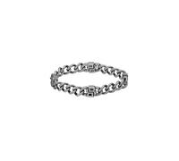 BOSS Jewelry Pulsera de Cadena para Hombre Colección DOUBLE B ABSOLUTE en Acero Inoxidable con Charms Doble B - 1580742M, BRACELET