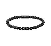BOSS Jewelry Pulsera de Cuentas para Hombre Colección MIXED BEADS Con Piedras De Ónix - 1580272