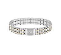 BOSS Jewelry Pulsera de eslabón para Hombre Colección OWAN de Acero inoxidable