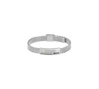 BOSS Jewelry Pulsera de Eslabones para Hombre Colección ALEN en Acero Inoxidable con una Placa Grabada - 1580611