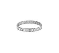 BOSS Brazalete plateado de eslabones con logo en el cierre - StyleCANDOR JEWELRY, HB1580751 Tono plateado pcs.