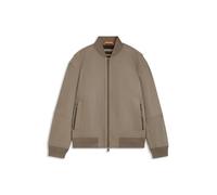 BOSS Cazadora regular fit en piel texturizada - StyleJobrice, 50547545 Marrón claro 46