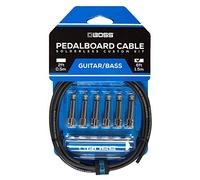 BOSS BCK-6 Solderless Pedalboard Cable Kit, Simple and quick assembly, 6ft/1.5m length, Color Dorado