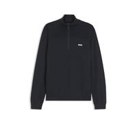 BOSS Jersey con cremallera de mezcla de lana virgen con logo - StyleKN_Momentum-X QZ, 50547898 Azul oscuro XL