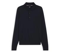 BOSS Polo regular fit tricotado en lana de merino - StyleH-Lancione, 50565503 Azul oscuro XL