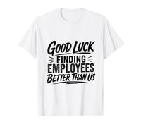Boss Leaving Farewell New Job Jubilación Regalos de cumpleaños Camiseta gráfica económica, Hombre, Blanco, L