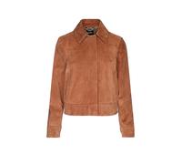 BOSS Chaqueta de ante con cierre de cremallera oculto - StyleSamaro, 50562730 Marrón 42