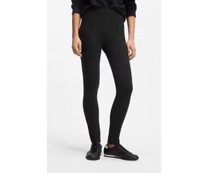 BOSS Leggings con detalle de costuras en punto Milano - StyleC_Tegging1, 50556872 Negro 42