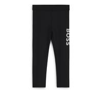 BOSS Leggings para niños con logo vertical plateado - StyleJ51100/09B10A, J51100 Negro 150