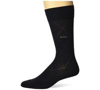 BOSS Length Wool Blend Solid Socks Calcetines Regulares de Mezcla de Lana, Azul Asfalto, 39-47 EU para Hombre