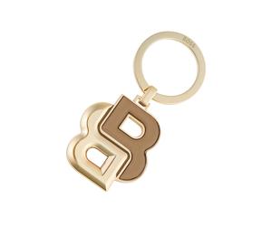 BOSS Llavero con monograma Double B en cámel y tono dorado - StyleKey ring Double B Camel, 58451241 Oro pcs.