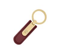 BOSS Llavero en color burdeos con acabado granulado y herraje Double B en tono dorado - StyleKey ring Signature Lady Burgundy, 58837045 Rojo oscuro pcs.