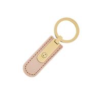 BOSS Llavero en color nude con acabado granulado y herrajes Double B en dorado - StyleKey ring Signature Lady Nude, 58837107 Pink pcs.