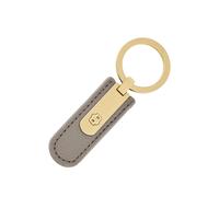 BOSS Llavero en color topo con textura granulada y herraje Double B dorado - StyleKey ring Signature Lady Taupe, 58837108 Marrón claro pcs.