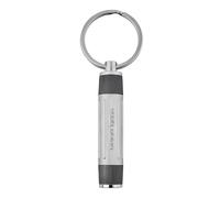 BOSS Llavero Hugo Gear Ribs | Caja de regalo de alta calidad, gris, 60 mm x 11 mm