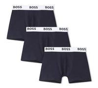 BOSS Lot de 3 Boxers garçon, Bleu Cargo, 4 ANS