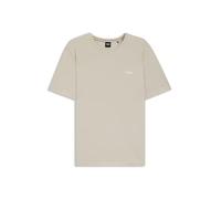 BOSS Camiseta de algodón elástico con logo bordado - StyleMix&Match T-Shirt R, 50515312 Gris claro M