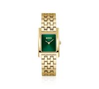 BOSS LUCY QTM Reloj en tono dorado con esfera verde - StyleLUCY QTM, 58201176 Tono dorado pcs.