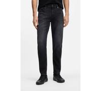 BOSS Maine Vaqueros regular fit de denim italiano negro supersuave - StyleH-Re.Maine, 50520841 Gris oscuro 38/32