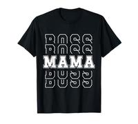 Boss Mama Funny Minimalista Mejor Mamá Día de la Madre Camiseta