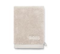 BOSS Manopla de baño en algodón del Egeo con logo bordado - StyleLOFT GreigeN Mitt 015021, MITT-1013448 Beige claro ONESI
