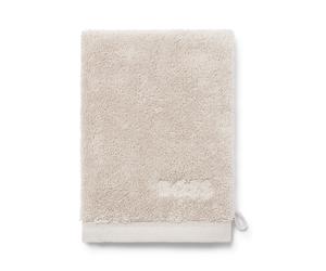 BOSS Manopla de baño en algodón del Egeo con logo bordado - StyleLOFT GreigeN Mitt 015021, MITT-1013448 Beige claro ONESI
