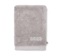BOSS Manopla de baño plata de algodón del Egeo con logo tonal - StyleLOFT SilverN Mitt 015021, MITT-1013441 Plata ONESI
