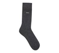 BOSS Calcetines de largo estándar con logo en algodón elástico peinado - StyleMarc RS Uni CC, 50469843 Gris oscuro 43-46