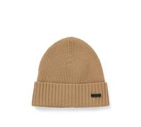 BOSS Fati Beanie, Beige260, Talla única para Hombre