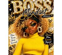 Boss Mindset Journal: Lined Notebook for Women | 7.5 x 9.25 in | 80 Pages | Motivational Gold Glam Cover for Goals, Plans, and Daily Notes