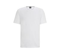 BOSS Mix&Match Camiseta R Regular Fit de algodón elástico con Logotipo Bordado, White100, S