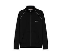 BOSS Sudadera con cremallera 'Mix&Match' gris plateado / negro, Talla M