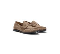 BOSS Mocasines de ante con antifaz y logo grabado - StyleTevan_Mocc_sd, 50563161 Beige 42