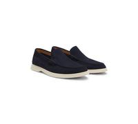 BOSS Mocasines de ante con logotipo en relieve - StyleSienne_Loaf_sd_N, 50543083 Azul oscuro 45