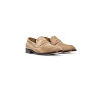 BOSS Mocasines de ante con ribete de antifaz - StyleLimber_Loaf_sd, 50541729 Beige 44