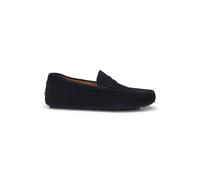 BOSS Mocasines de ante con ribete de antifaz - StyleNoel_Mocc_sdpeb, 50541750 Azul oscuro 46