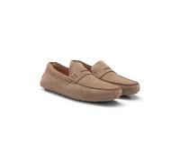 BOSS Mocasines de ante con ribete de antifaz - StyleNoel_Mocc_sdpeb, 50541750 Beige 42