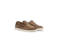 BOSS Mocasines de ante con suela en contraste - StyleSienne_Loaf_sd_N, 50543083 Beige 43
