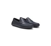BOSS Mocasines de piel abatanada con suela driver - StyleNoel_Mocc_grpe, 50568700 Azul oscuro 41