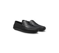 BOSS Mocasines de piel abatanada con suela driver - StyleNoel_Mocc_grpe, 50568700 Negro 46