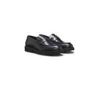 BOSS Mocasines de piel cepillada con ribete de antifaz - StyleEleri_Mocc_BO, 50548761 Negro 37