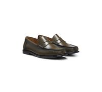 BOSS Mocasines de piel con detalle de antifaz - StyleTevan_Mocc_bope, 50568747 Verde oscuro 43