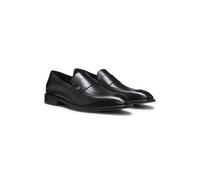 BOSS Mocasines de piel con detalle de monograma Double B - StyleDerrek_Loaf_buvppf, 50566814 Negro 44