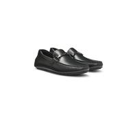 BOSS Mocasines de piel con herrajes de la marca - StyleNoel_Mocc_ltfhw, 50548100 Negro 43