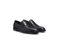 BOSS Mocasines de piel con ribete de antifaz - StyleTayil_Loaf_bupf, 50563123 Negro 40.5